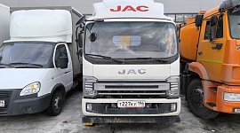 JAC N120 с КМУ XCMG 125